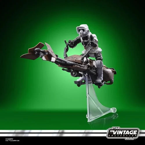 Star Wars The Vintage Collection Speeder Bike Vehicle with Biker Scout 3.75 Inch Action Figure in