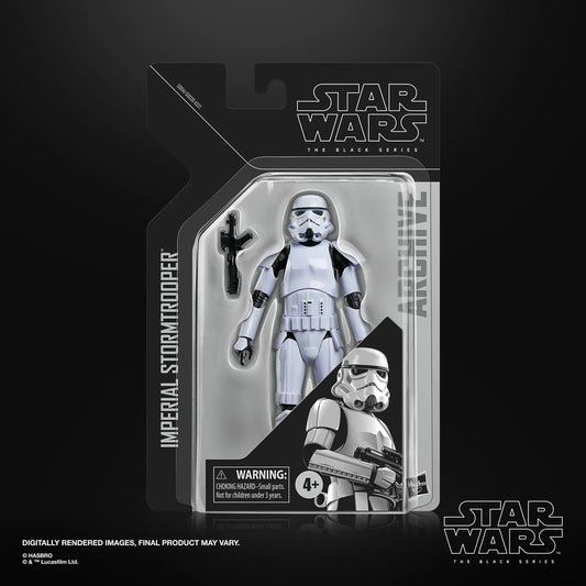 NON MINT Packaging Star Wars The Black Series Imperial Stormtrooper 6 Inch Action Figure