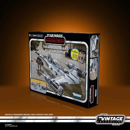 (Non Mint Packaging) Star Wars The Vintage Collection Mandalorian N-1 Starfighter