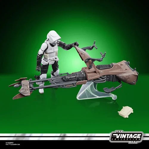 Star Wars The Vintage Collection Speeder Bike Vehicle with Biker Scout 3.75 Inch Action Figure in