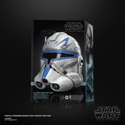 Star Wars: Ahsoka Black Series Electronic Helmet Clone Captain Rex Replicas: 1/1 Star Wars