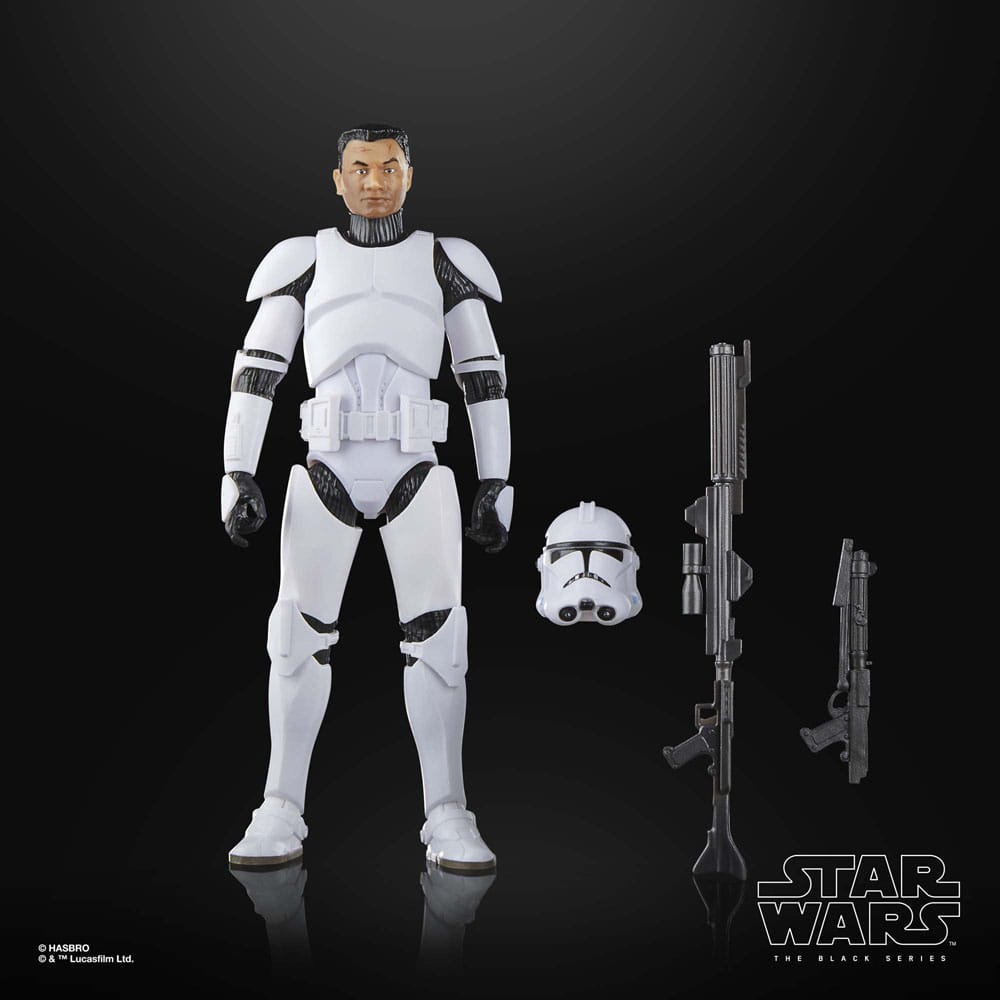 Star Wars: The Clone Wars Black Series 6" Inch Action Figure Phase II Clone Trooper