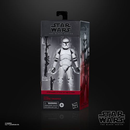 Star Wars The Black Series Clone Trooper (AOTC) 6-Inch Action Figure (Import Stock)
