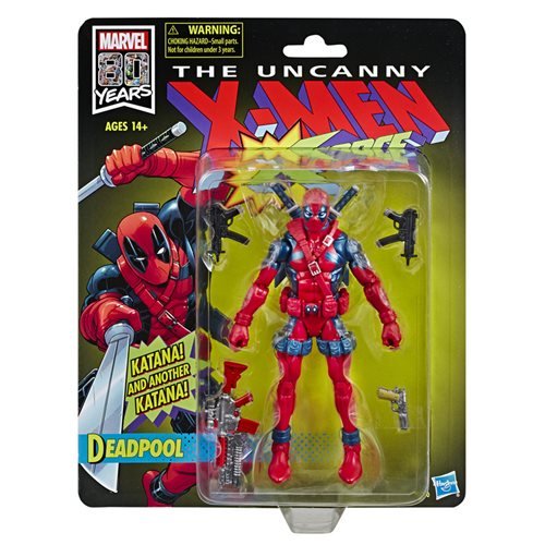 X-Men X-Force Retro Marvel Legends 6-Inch Deadpool Action Figure (In Stock)