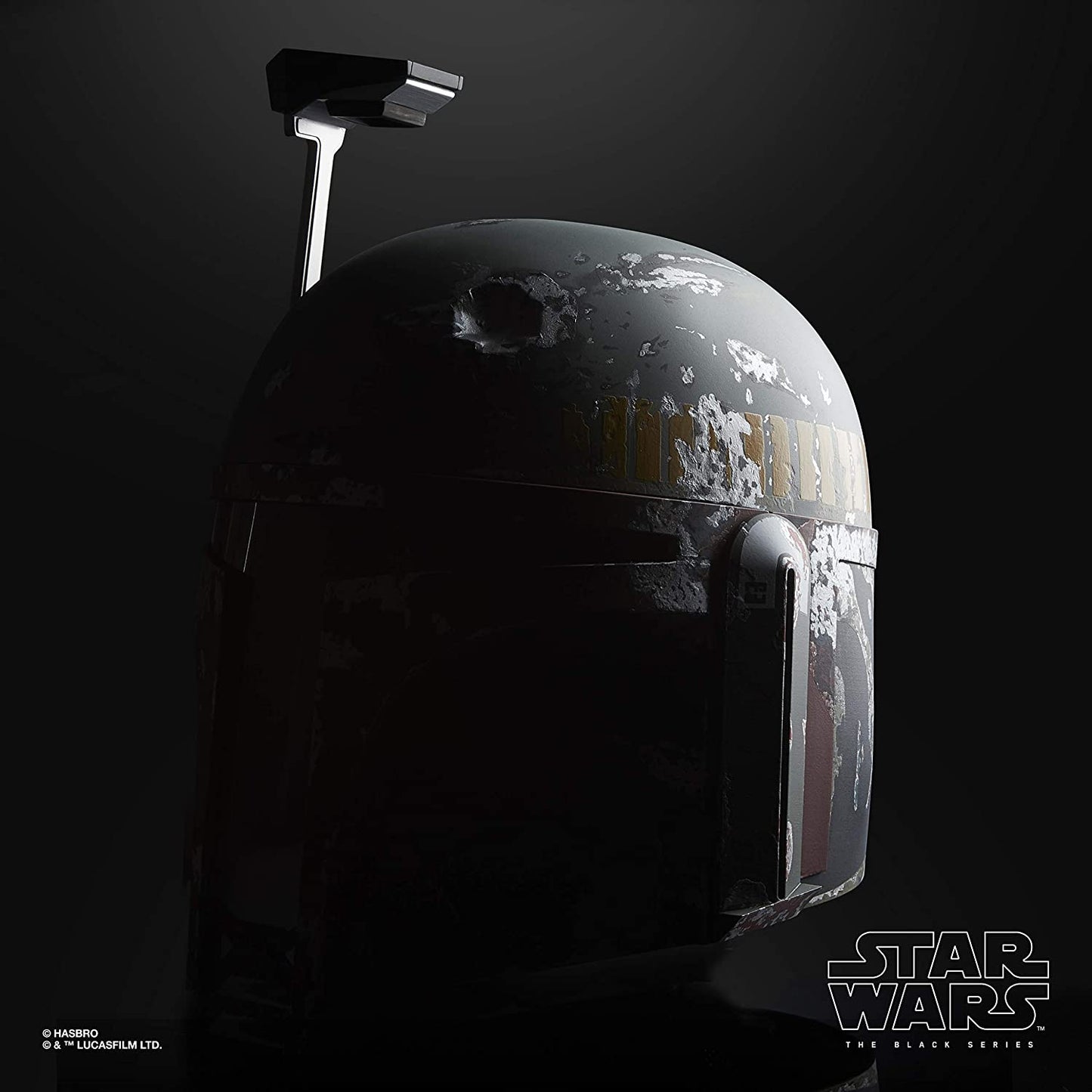 (Non Mint Packaging) Star Wars The Black Series Boba Fett Premium Electronic Helmet, The Empire Strikes Back