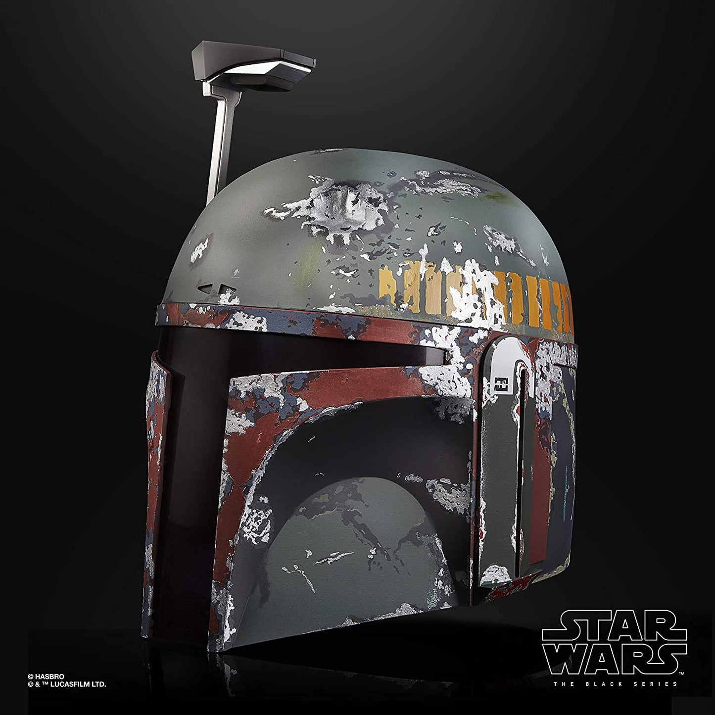 (Non Mint Packaging) Star Wars The Black Series Boba Fett Premium Electronic Helmet, The Empire Strikes Back