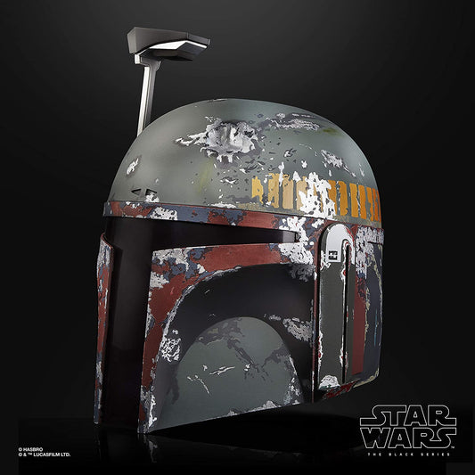 (Non Mint Packaging) Star Wars The Black Series Boba Fett Premium Electronic Helmet, The Empire Strikes Back