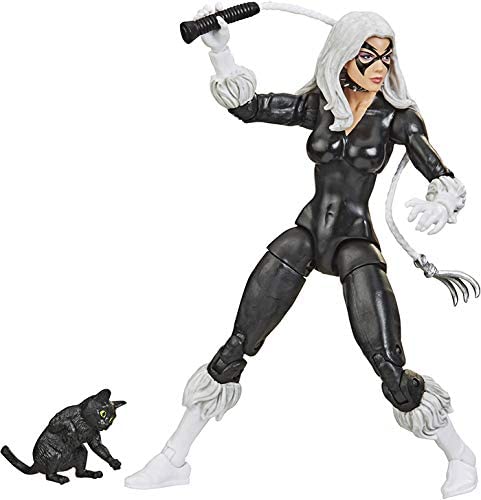 Spider-Man Retro Marvel Legends Black Cat 6" Action Figure