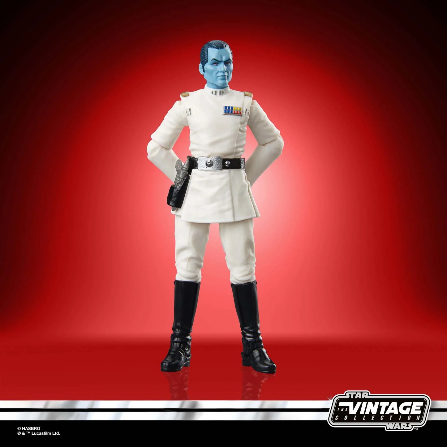 (NON MINT)Star Wars The Vintage Collection Grand Admiral Thrawn Action Figure 3.75"