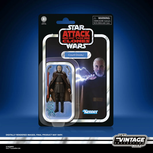 Star Wars The Vintage Collection Count Dooku 3.75" Action Figure