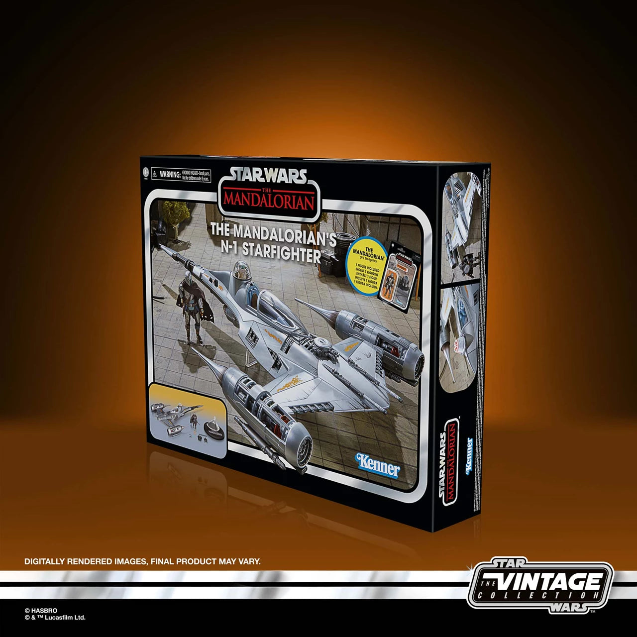 (Non Mint Packaging) Star Wars The Vintage Collection Mandalorian N-1 Starfighter