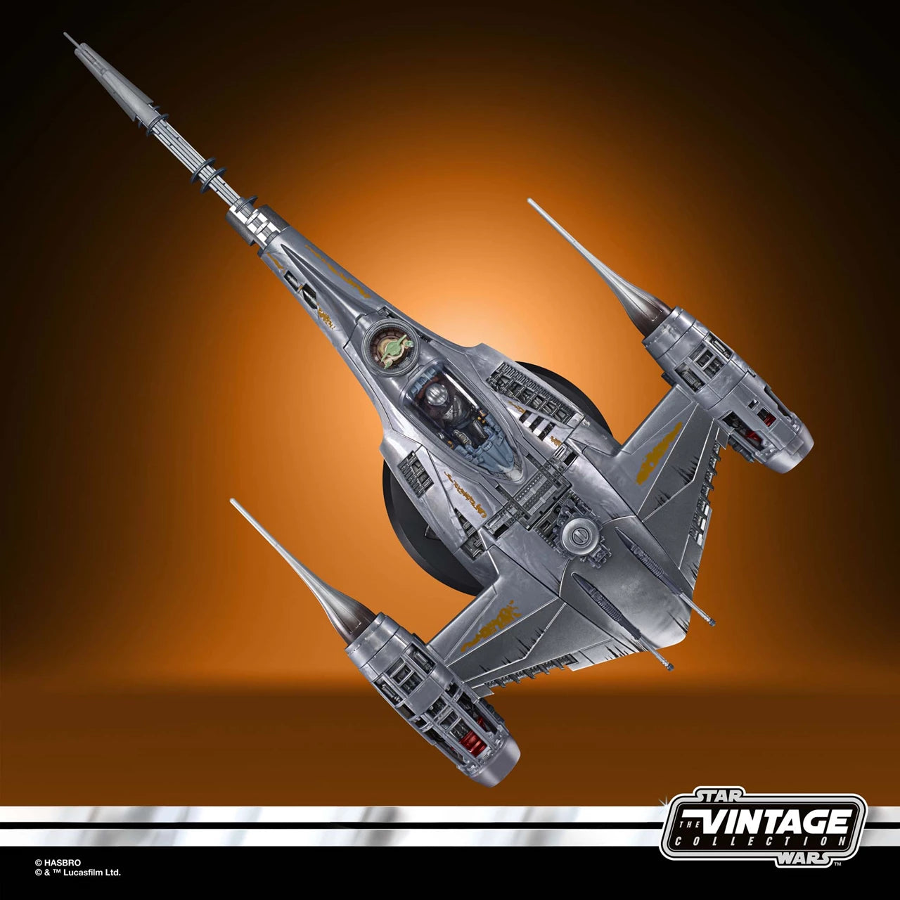 (Non Mint Packaging) Star Wars The Vintage Collection Mandalorian N-1 Starfighter