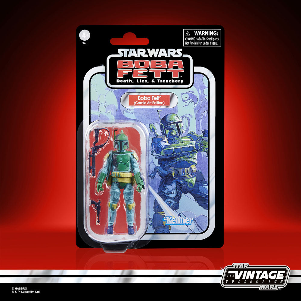 Star Wars: Boba Fett - Death, Lies & Treachery Vintage Collection Action Figure(Comic Art Edition)