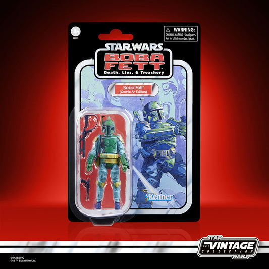 Star Wars: Boba Fett - Death, Lies & Treachery Vintage Collection Action Figure(Comic Art Edition)