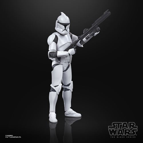 Star Wars The Black Series Clone Trooper (AOTC) 6-Inch Action Figure (Import Stock)
