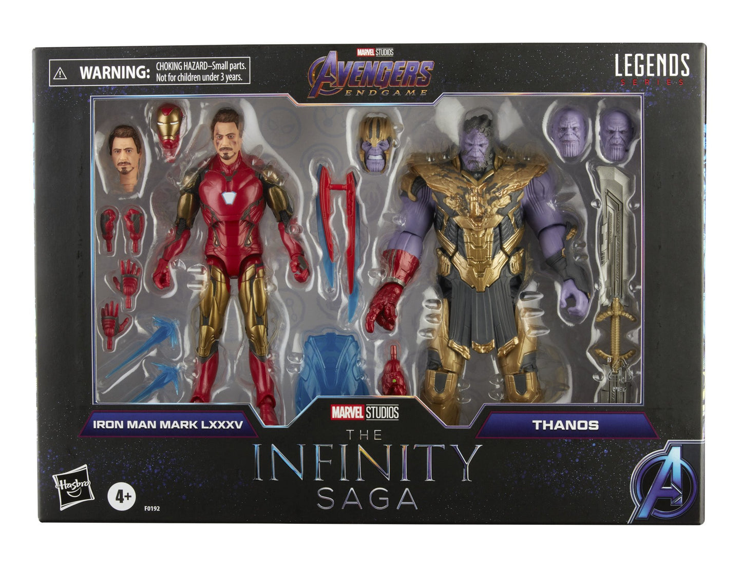 Iron Man 85 vs. Thanos (Infinity Saga) Marvel Legends 6-Inch