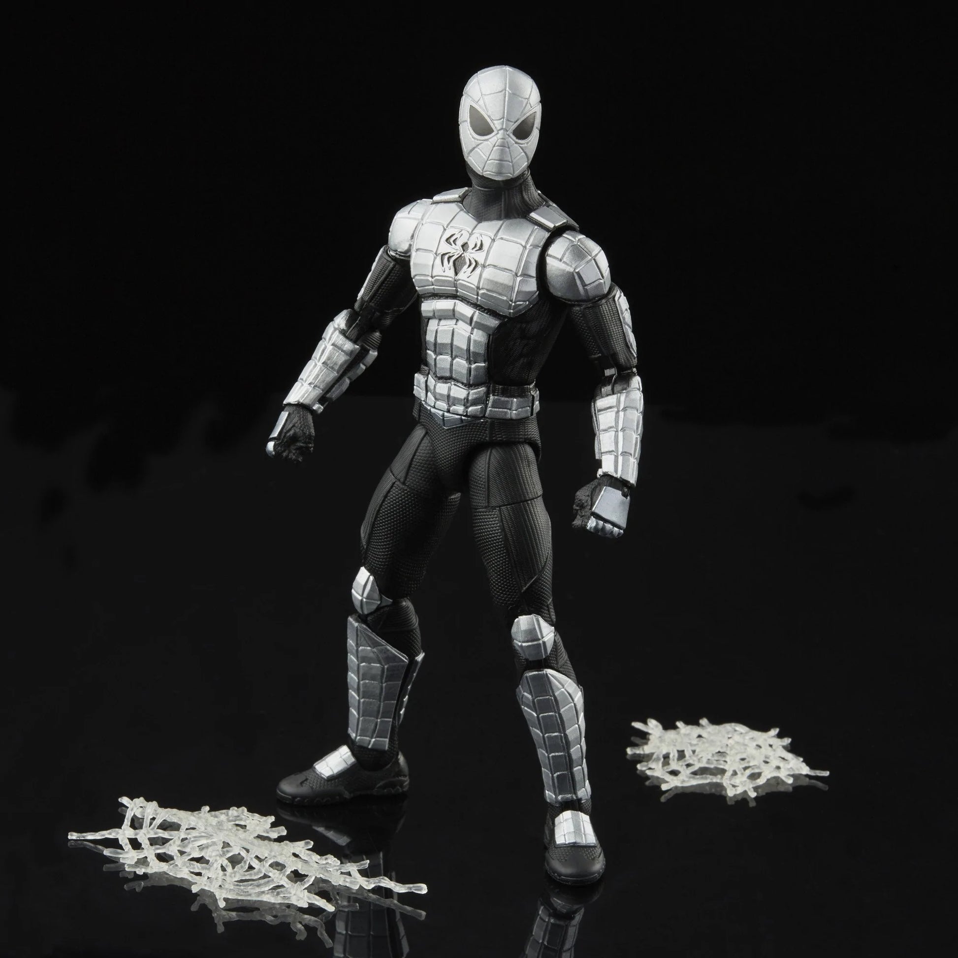 Black spiderman action online figure 6 inch