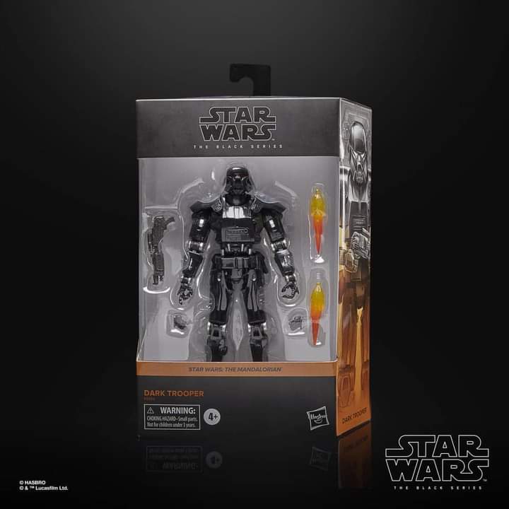 Dark Trooper (Mandalorian) Star Wars Black Series Deluxe 6-Inch Action Figure